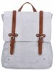 Stylowy Plecak Damski XL Vintage firmy Herisson Jasno Szary